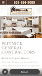 Mobile Screenshot of plitnickcontractors.com